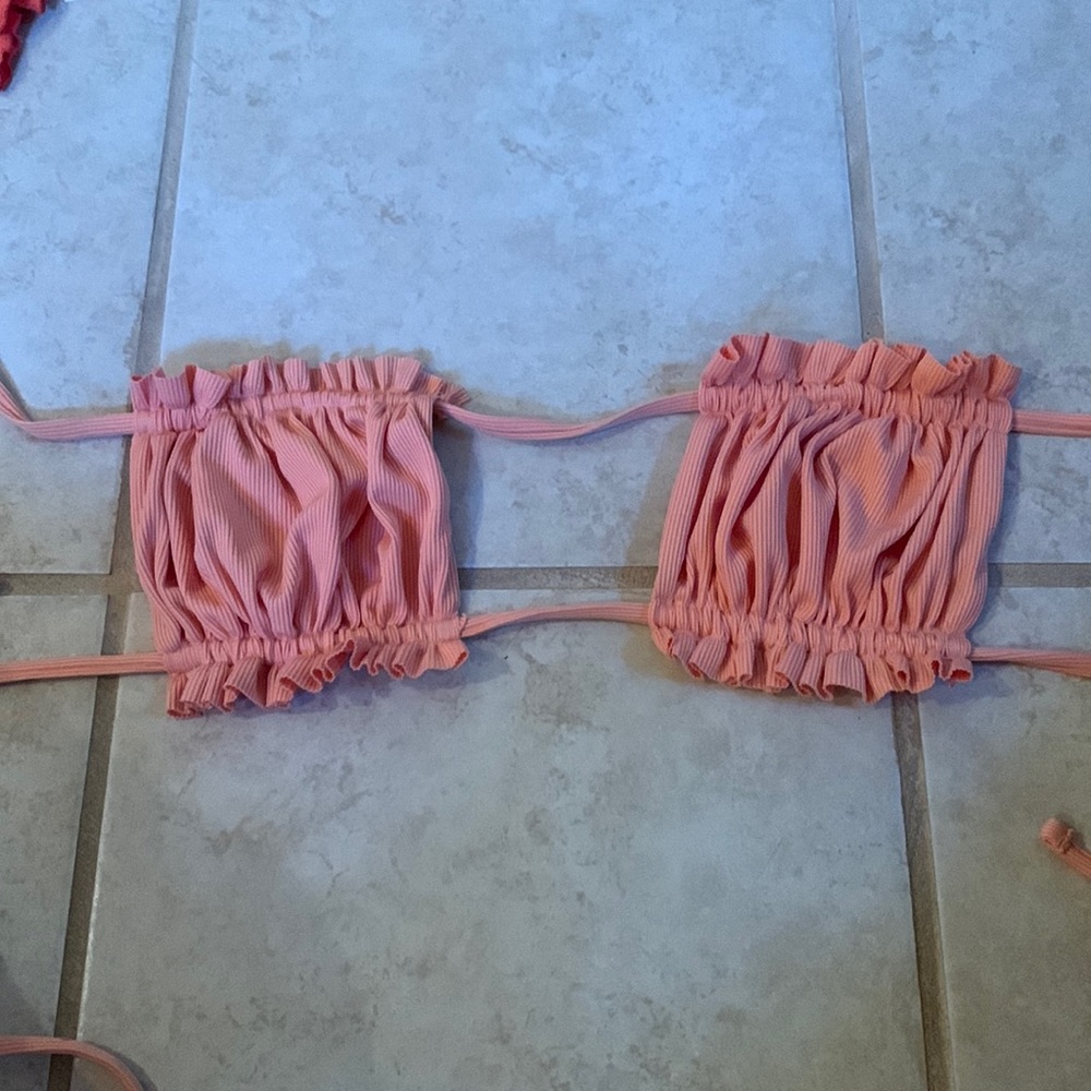 shein bandeau bikini top